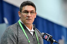 NFL coach Ron Rivera rings bell two months after cancer diagnosis