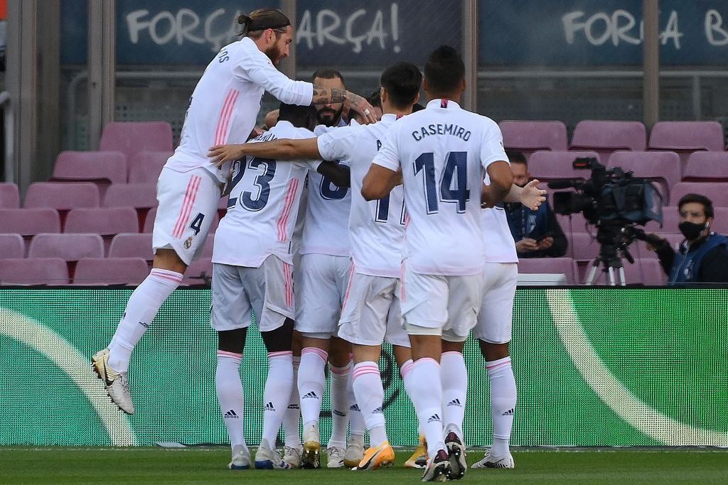 Real Madrid celebrate