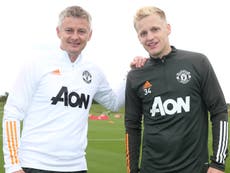 Solskjaer hits back at critics over Van de Beek’s United playing time