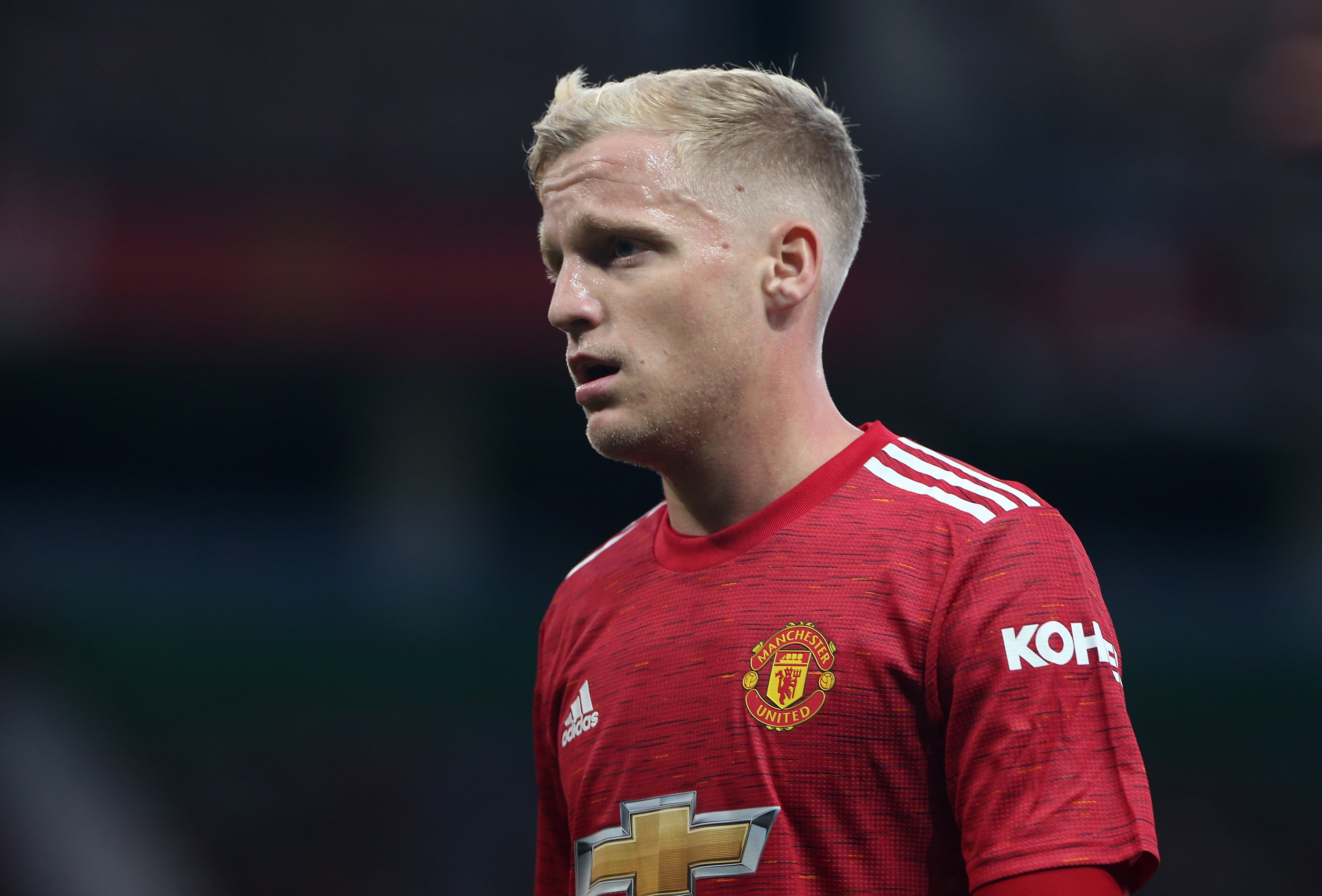 Manchester United midfielder Donny van de Beek