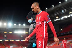 Fabinho could return in time to face Man City, says Klopp