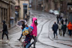 Weather warnings for rain issued as hail and thunder to hit some areas