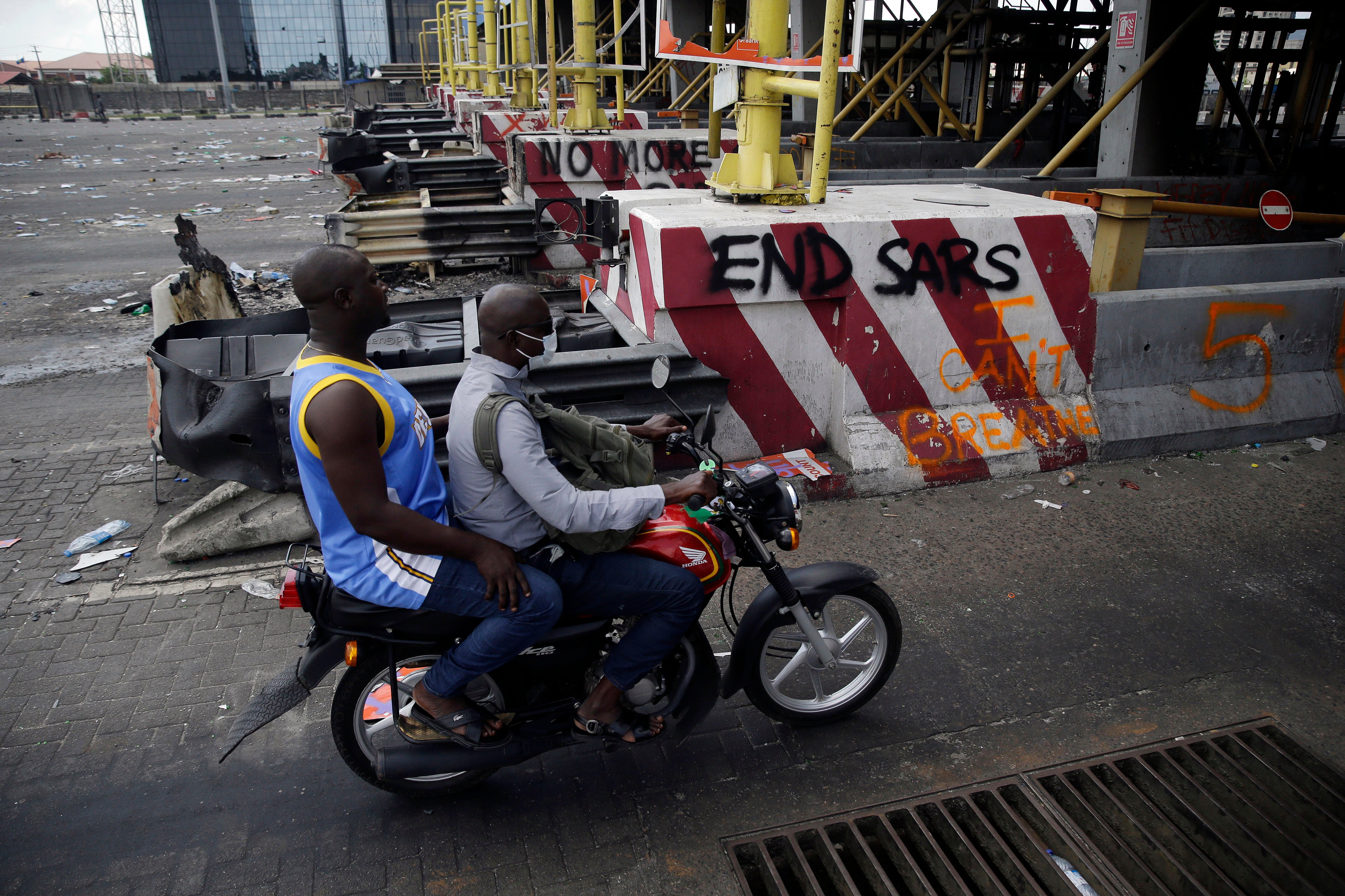 Nigeria Police Protest