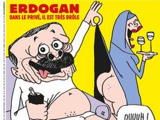 Turkey to take legal action against French caricature of Erdogan