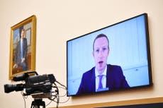 Mark Zuckerberg delays Big Tech hearing over 'connection issues'