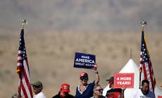 Activists project anti-Trump message across Arizona mountain