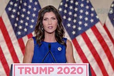 Man arrested with weapons at rally attended by South Dakota governor