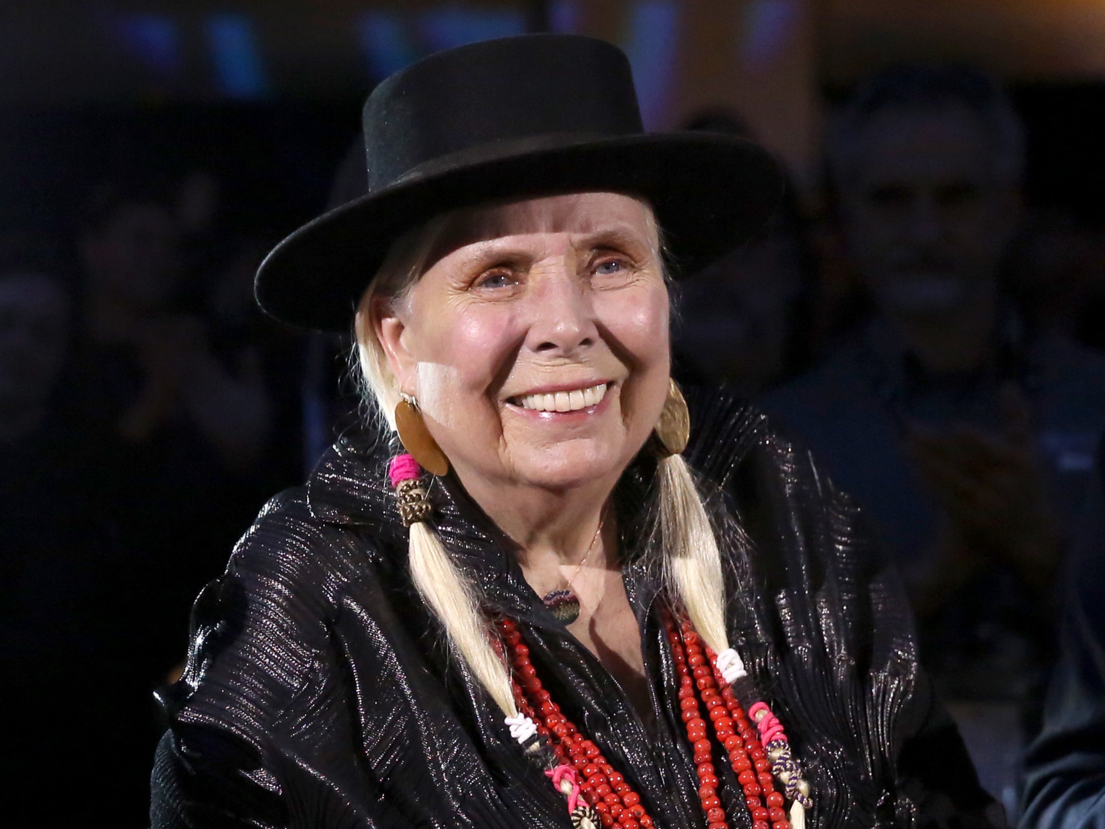 Joni Mitchell attends the 35th annual NAMM TEC Awards on 18 January 2020 in Anaheim, California