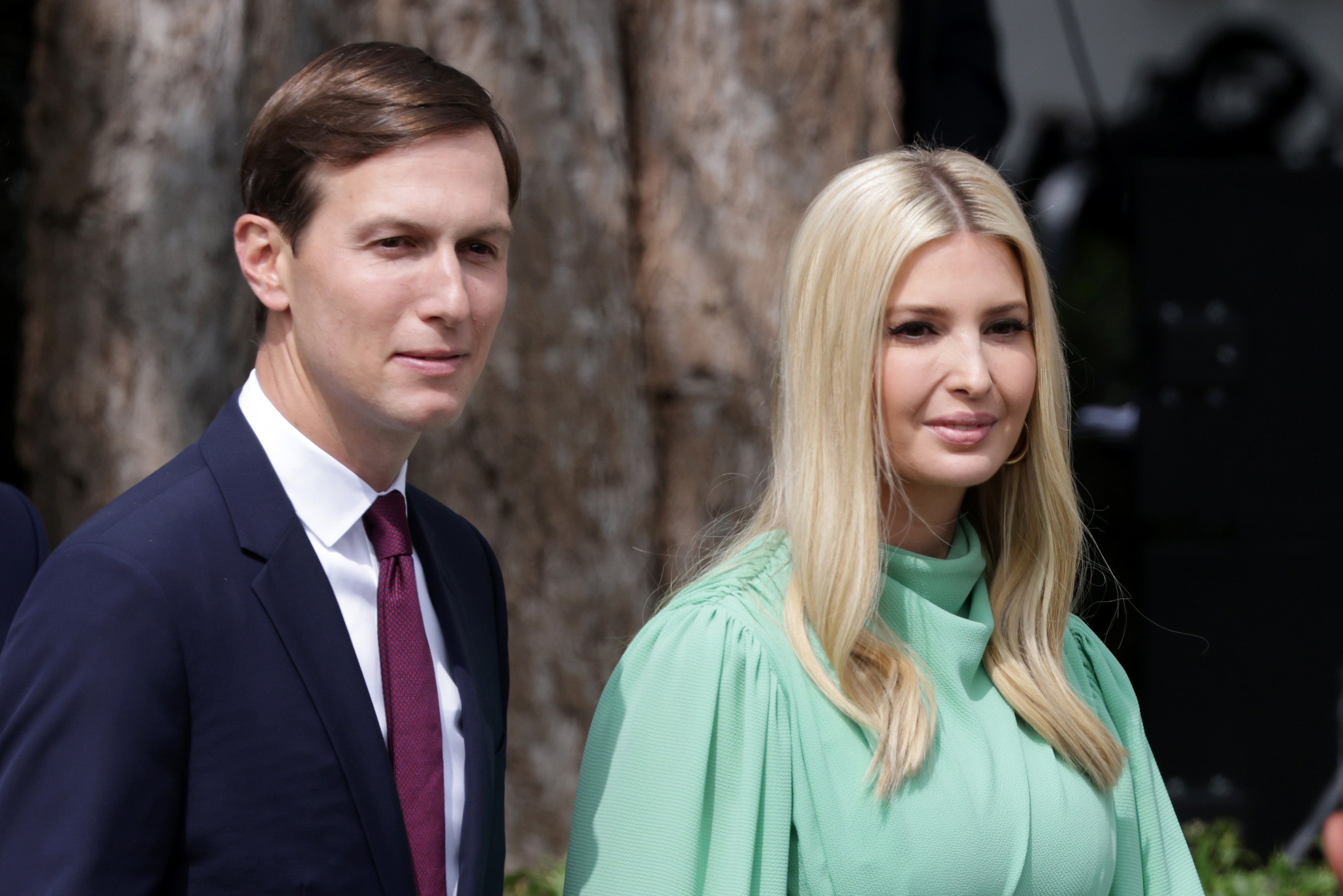 Jared Kushner e Ivanka Trump en la firma de los Acuerdos de Abraham el 15 de septiembre