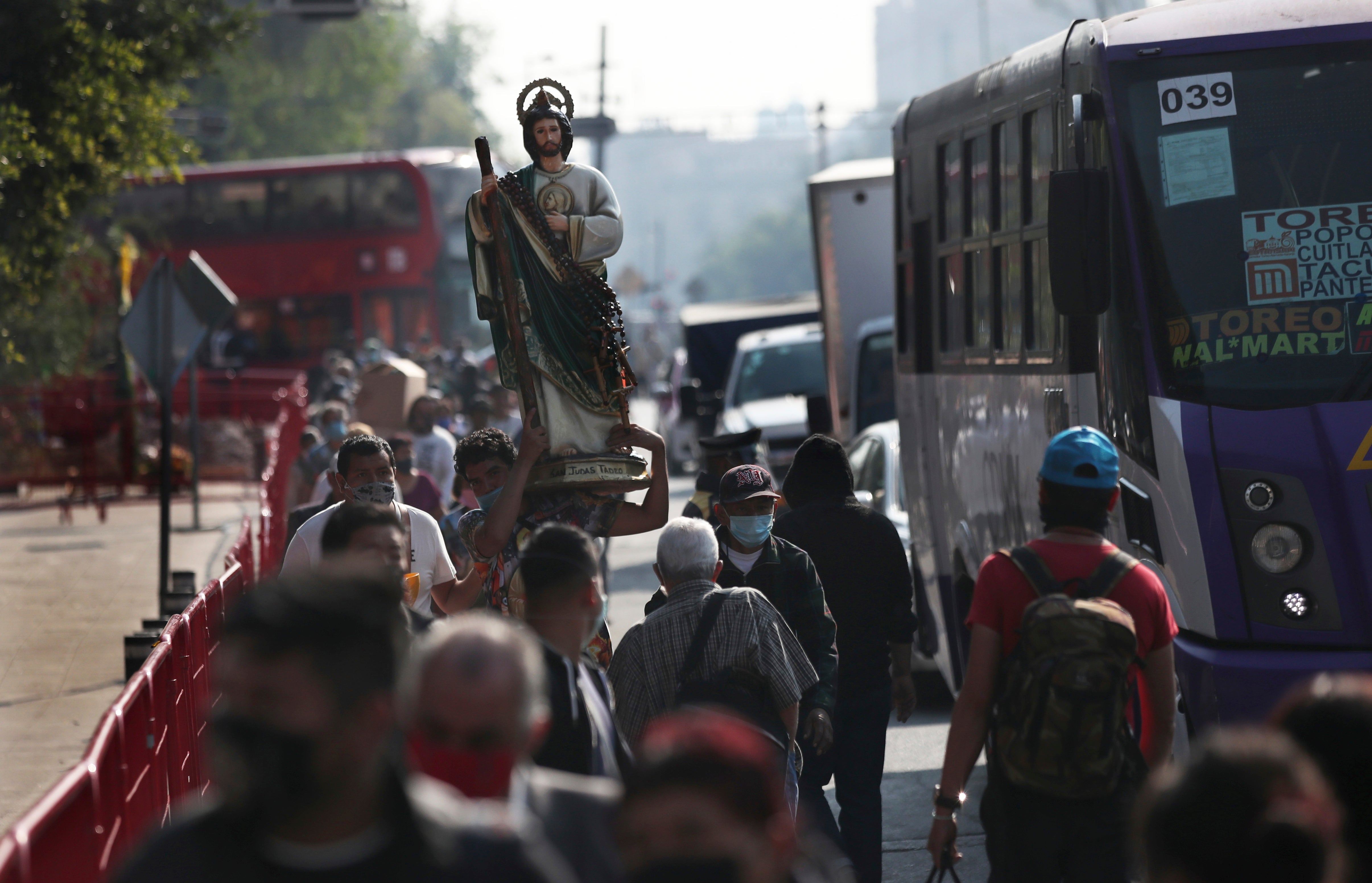 Virus Outbreak Mexico - Saint Jude