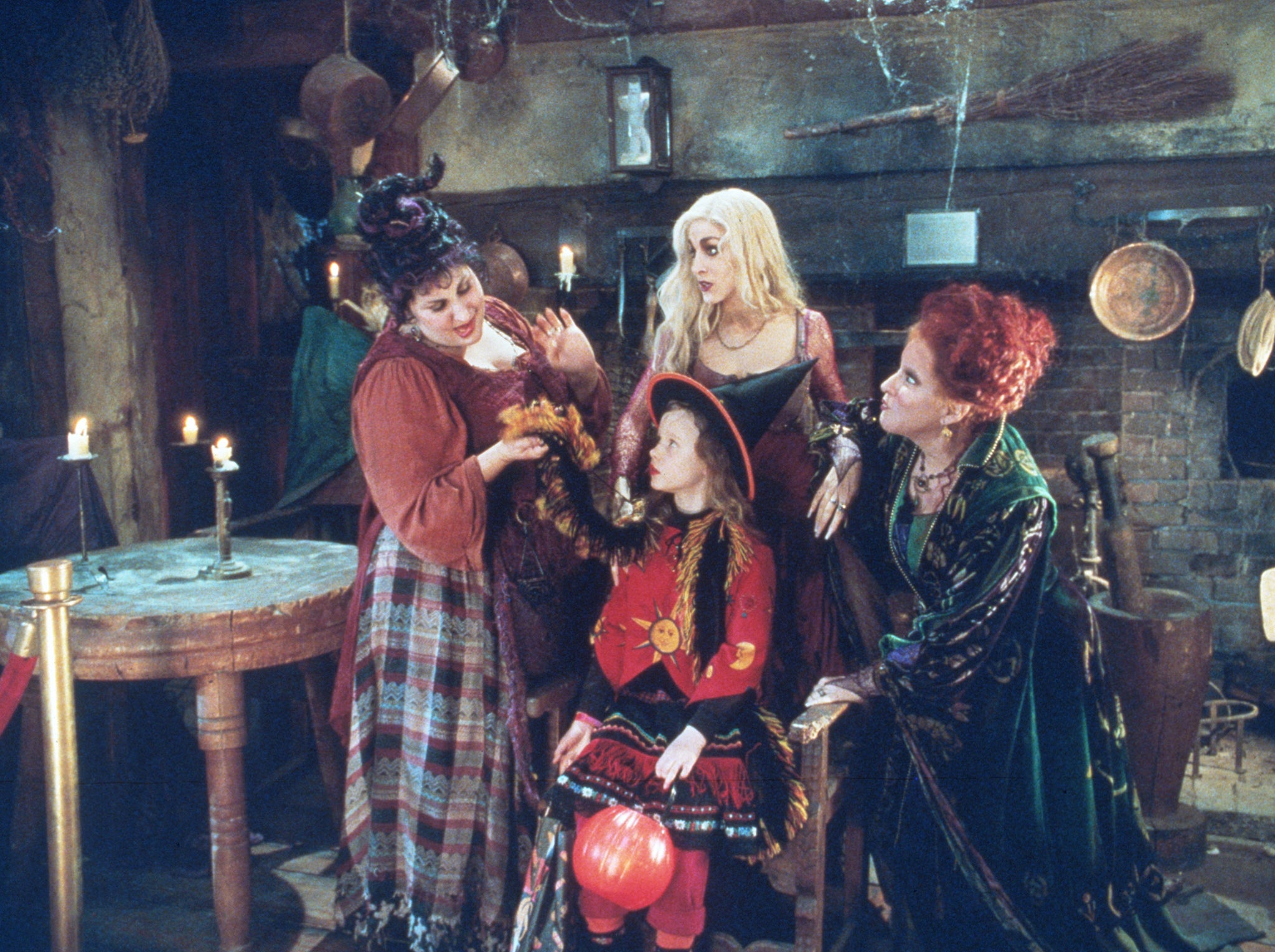 Thora Birch, Bette Midler, Kathy Najimy, and Sarah Jessica Parker in ‘Hocus Pocus’