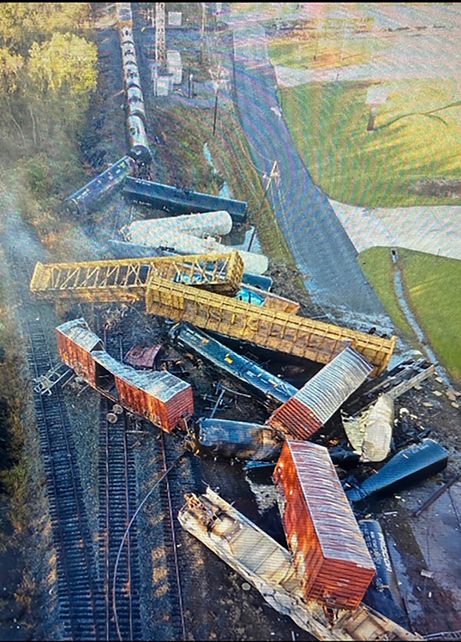 Train Derailment Texas