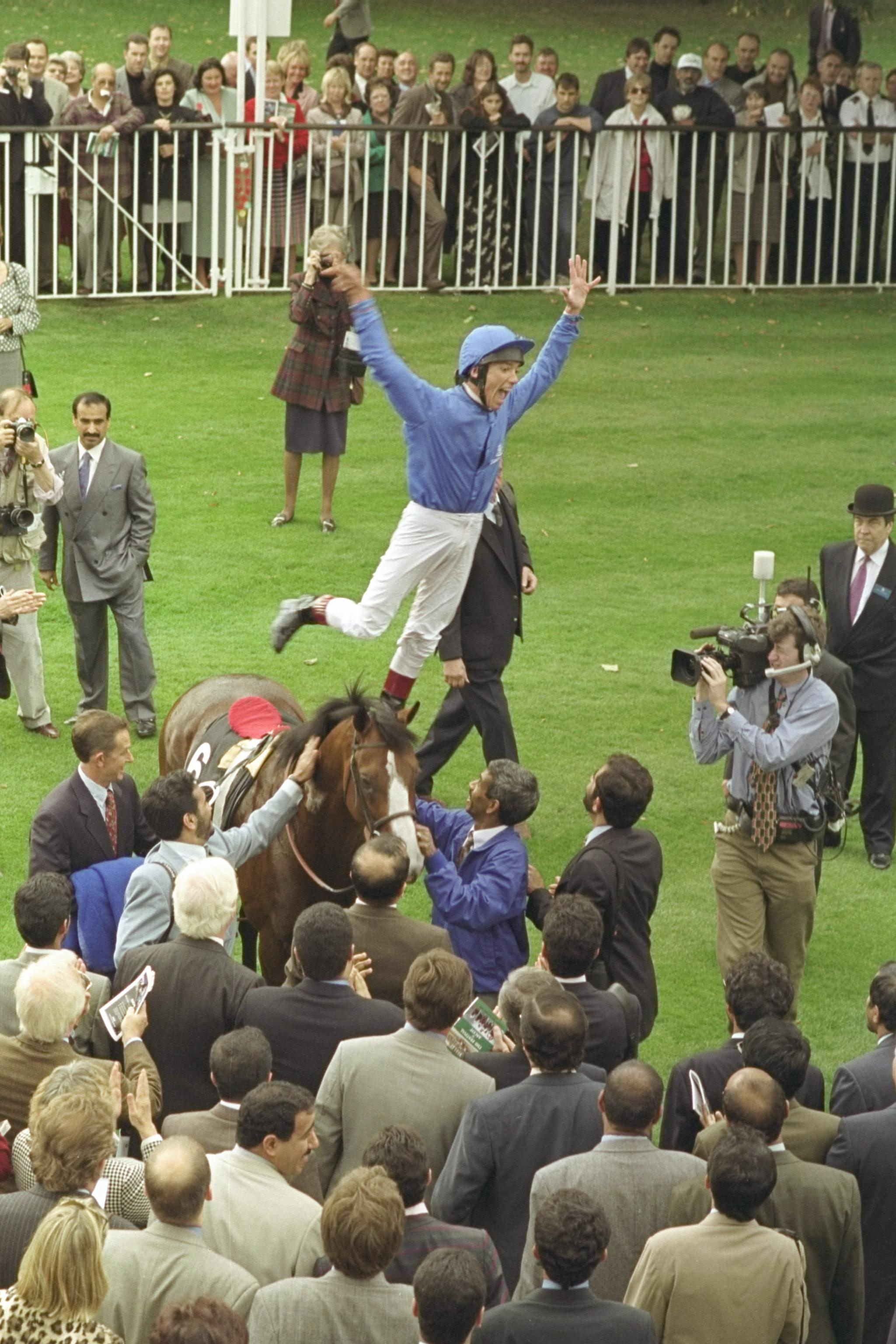 Frankie Dettori rode all seven winners on the card in a single day at &nbsp;Ascot in 1996