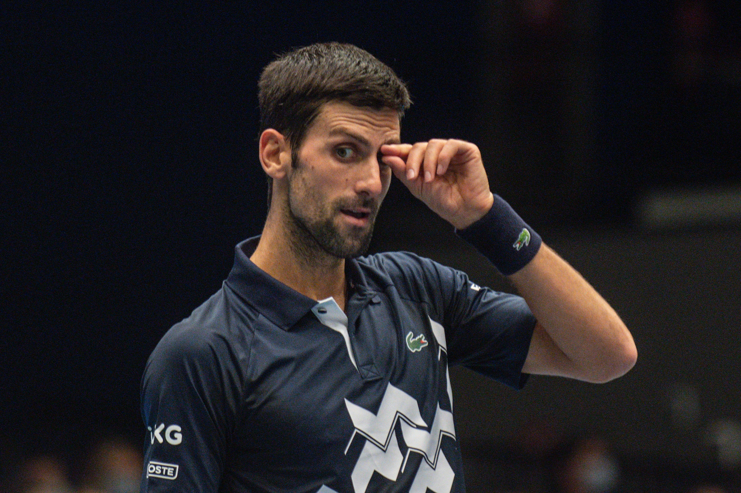 Novak Djokovic was soundly beaten