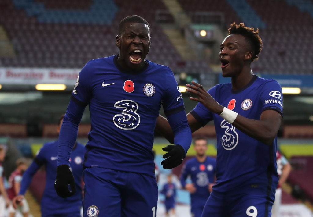 Kurt Zouma of Chelsea celebrates