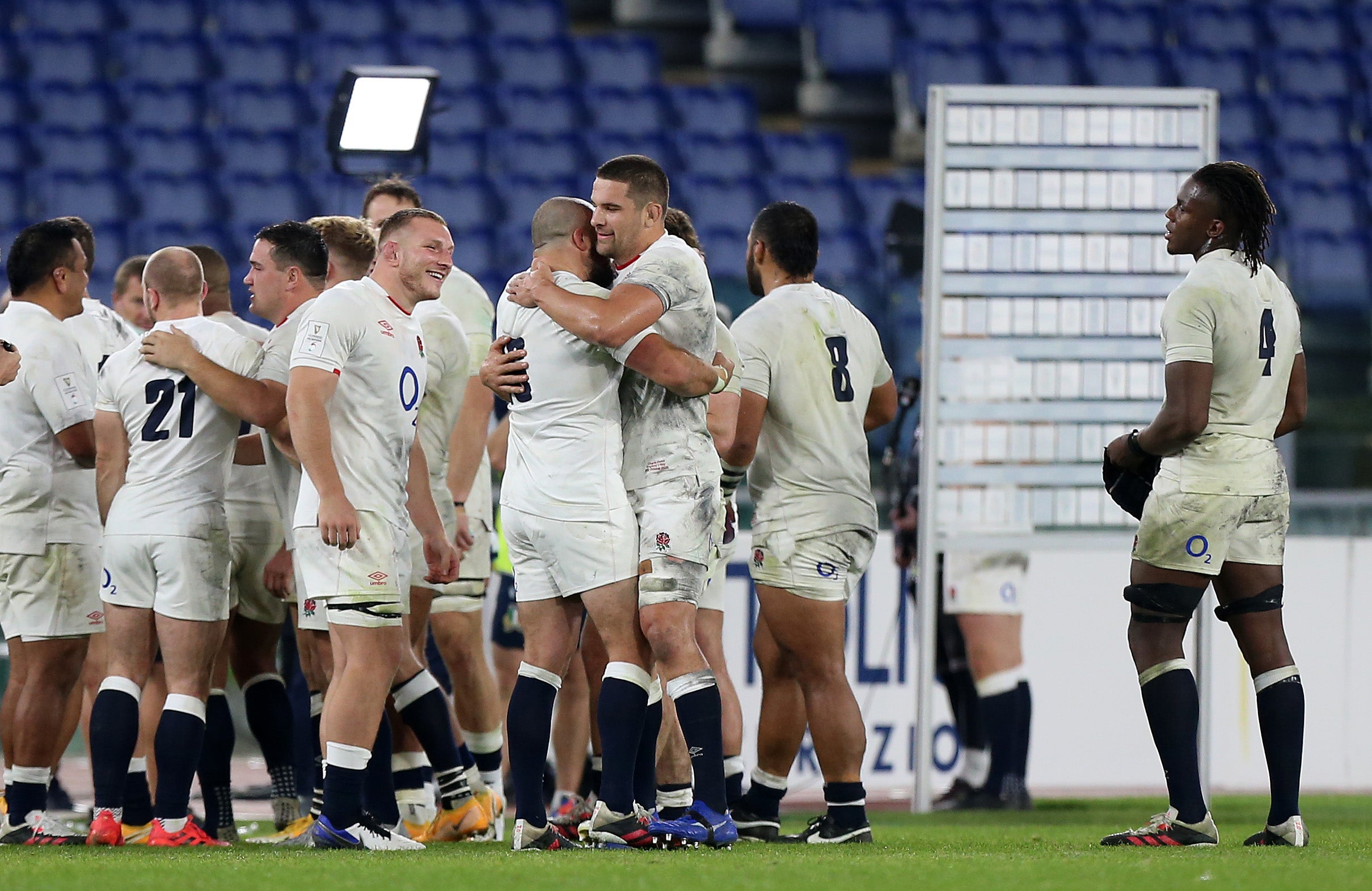 Bonus-point victory puts England in pole position to win Six Nations