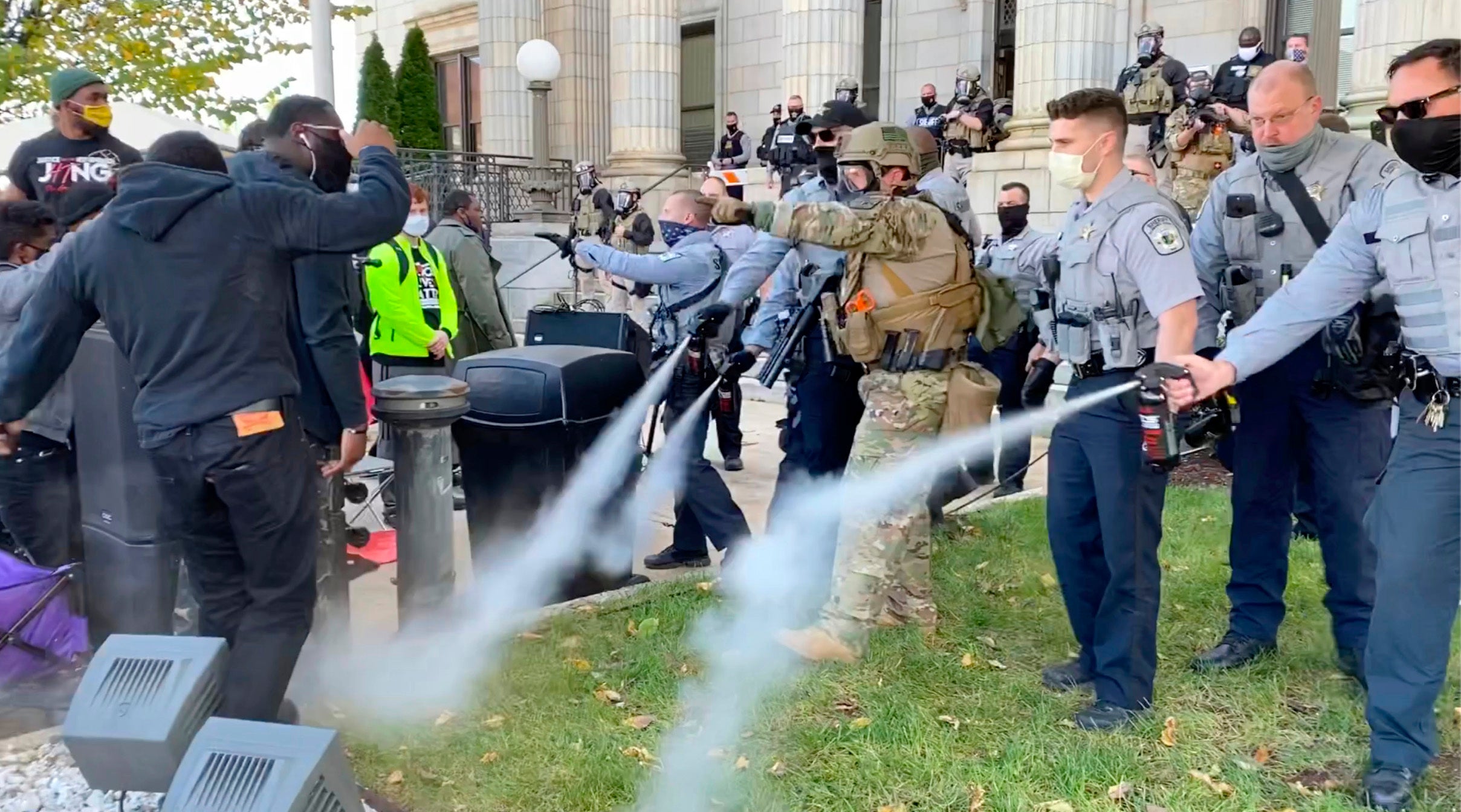 Election 2020 Voting Rally Arrests