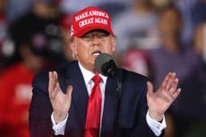 Trump tells Florida rally he will sack Dr Fauci 'after the election’