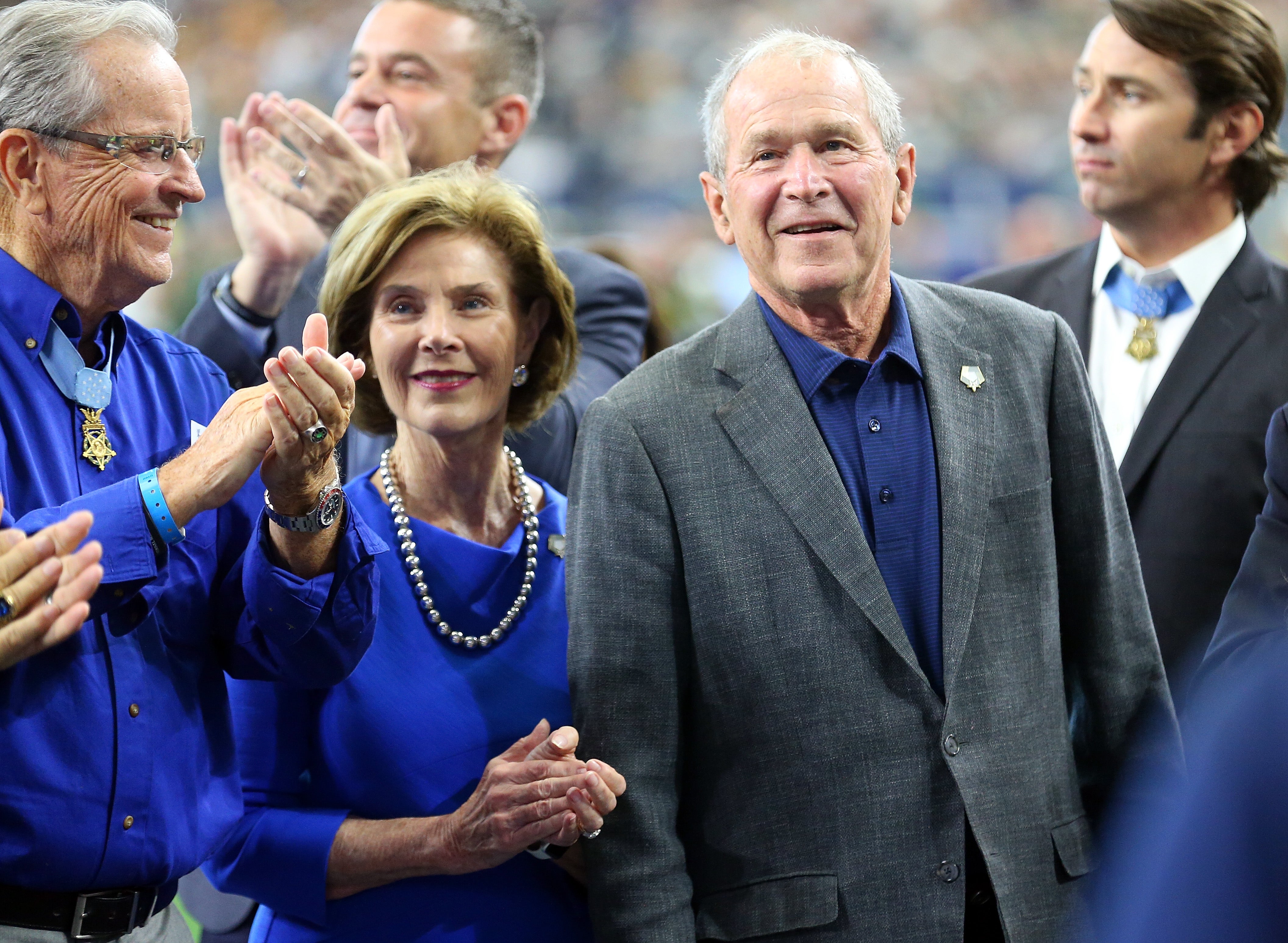 Bush refuses to comment on Trump race