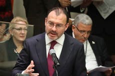 Mexico tried, failed to get warrant for ex-cabinet secretary