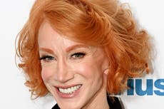 Kathy Griffin reshares controversial Trump severed head photo minutes after president falsely claims election victory