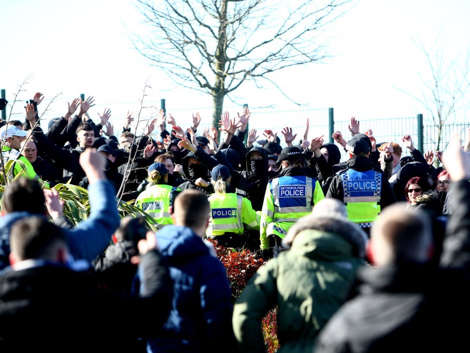 There are growing calls to change how football is policed in England