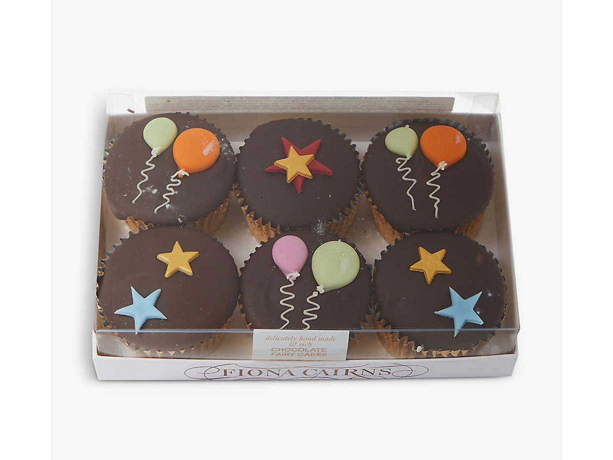 Fiona-Cairns-Balloon-and-Stars-Chocolate-Fairy-Cakes-Box-320g-Selfridges-indybest-best-birthday-cake.jpg