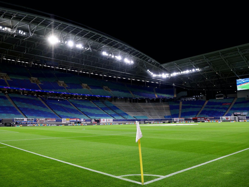 A general view of RB Leipzig’s stadium