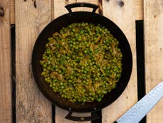 How to make Romy Gill’s green pea sabzi