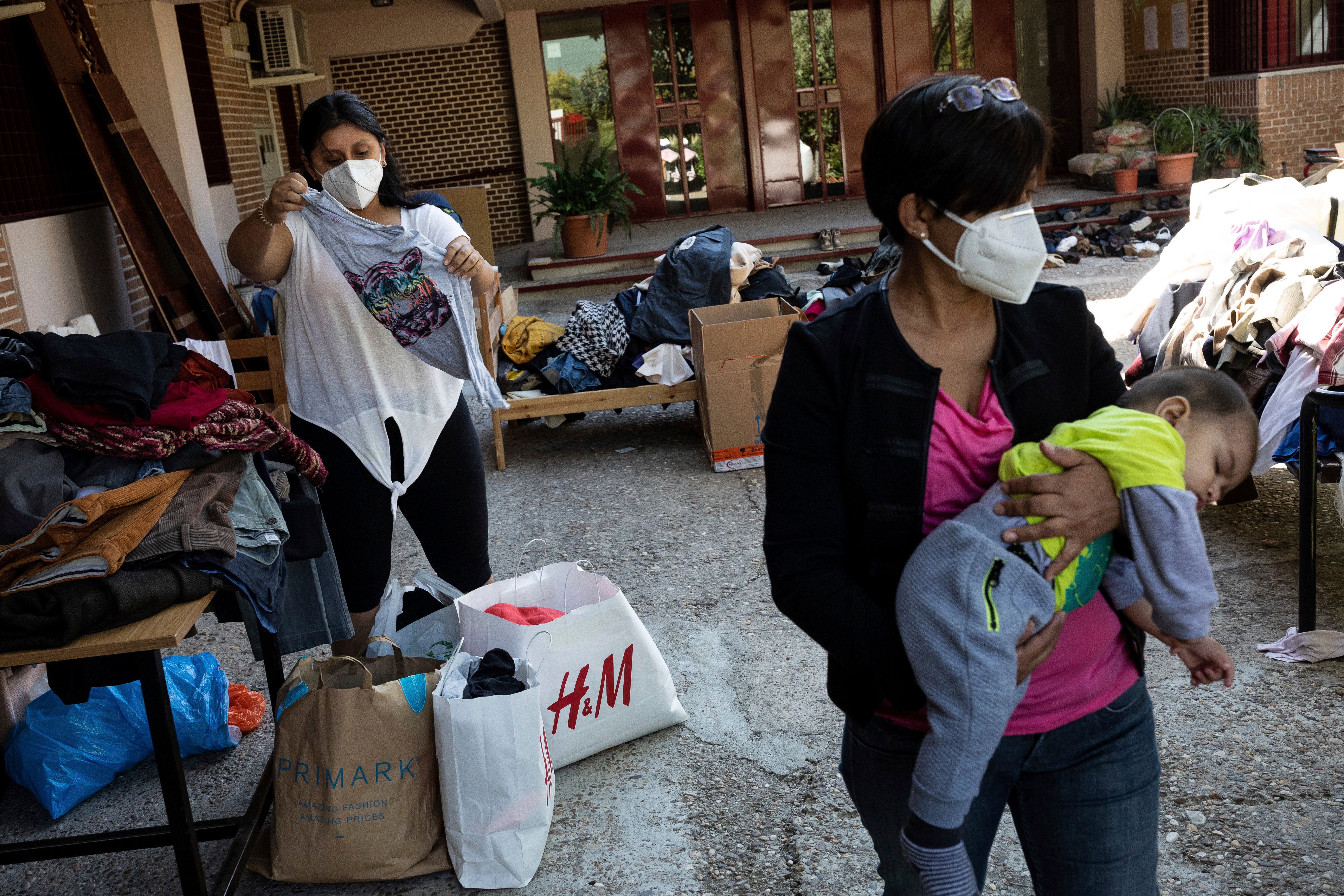 Virus Outbreak Spain Poverty