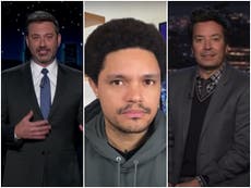 Late-night hosts discuss waiting for election results