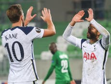 Kane nets 200th Tottenham goal to inspire Europa League win