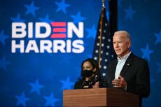 Biden says he has no doubt he has won