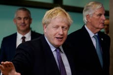 Barnier blocks Boris Johnson from bargaining with EU - follow live