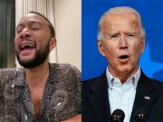 John Legend covers ‘Georgia on My Mind’ as Biden takes lead in state