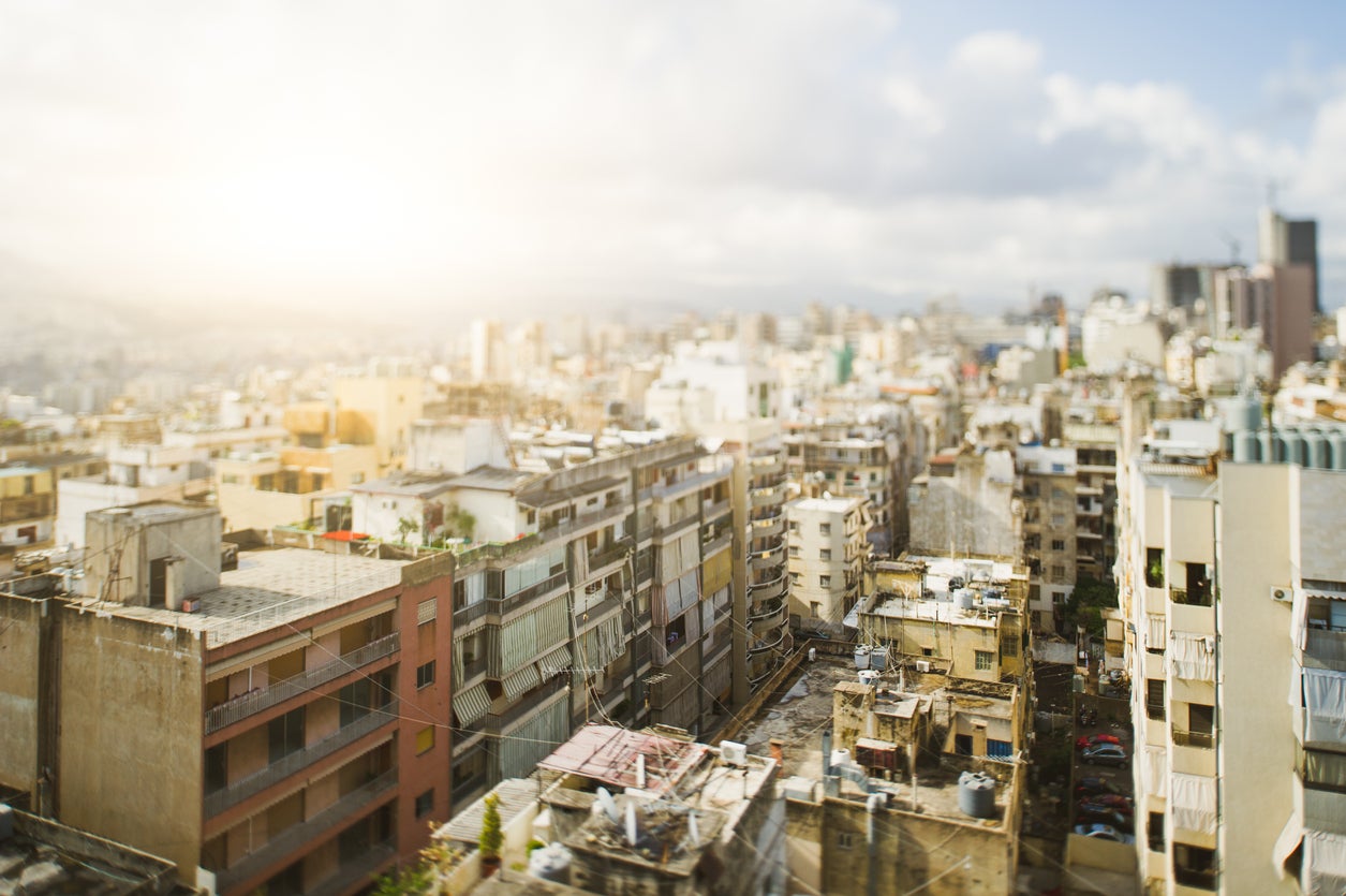 A view over Beirut, the city Fisk called home for many years