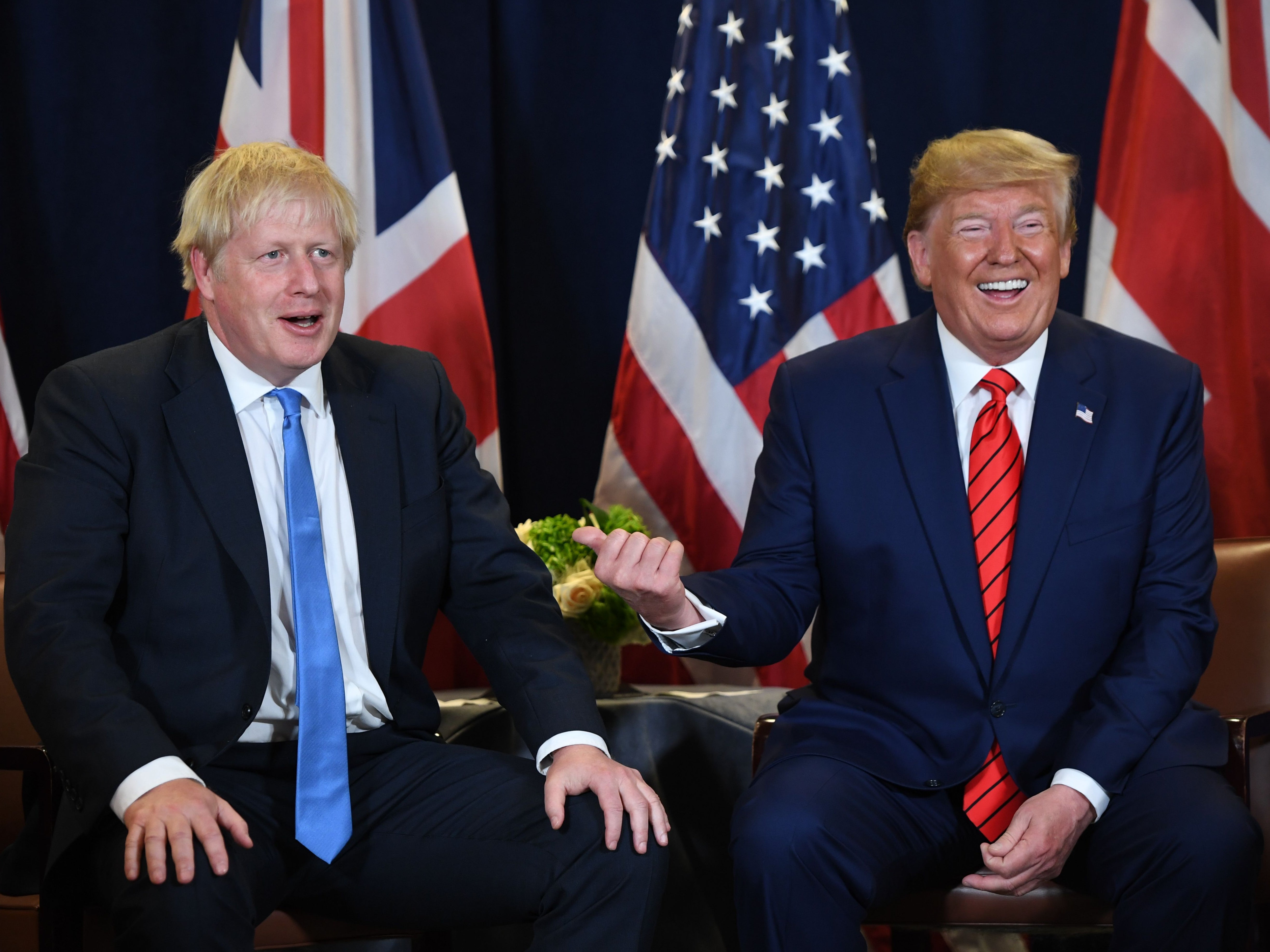 Johnson and Trump