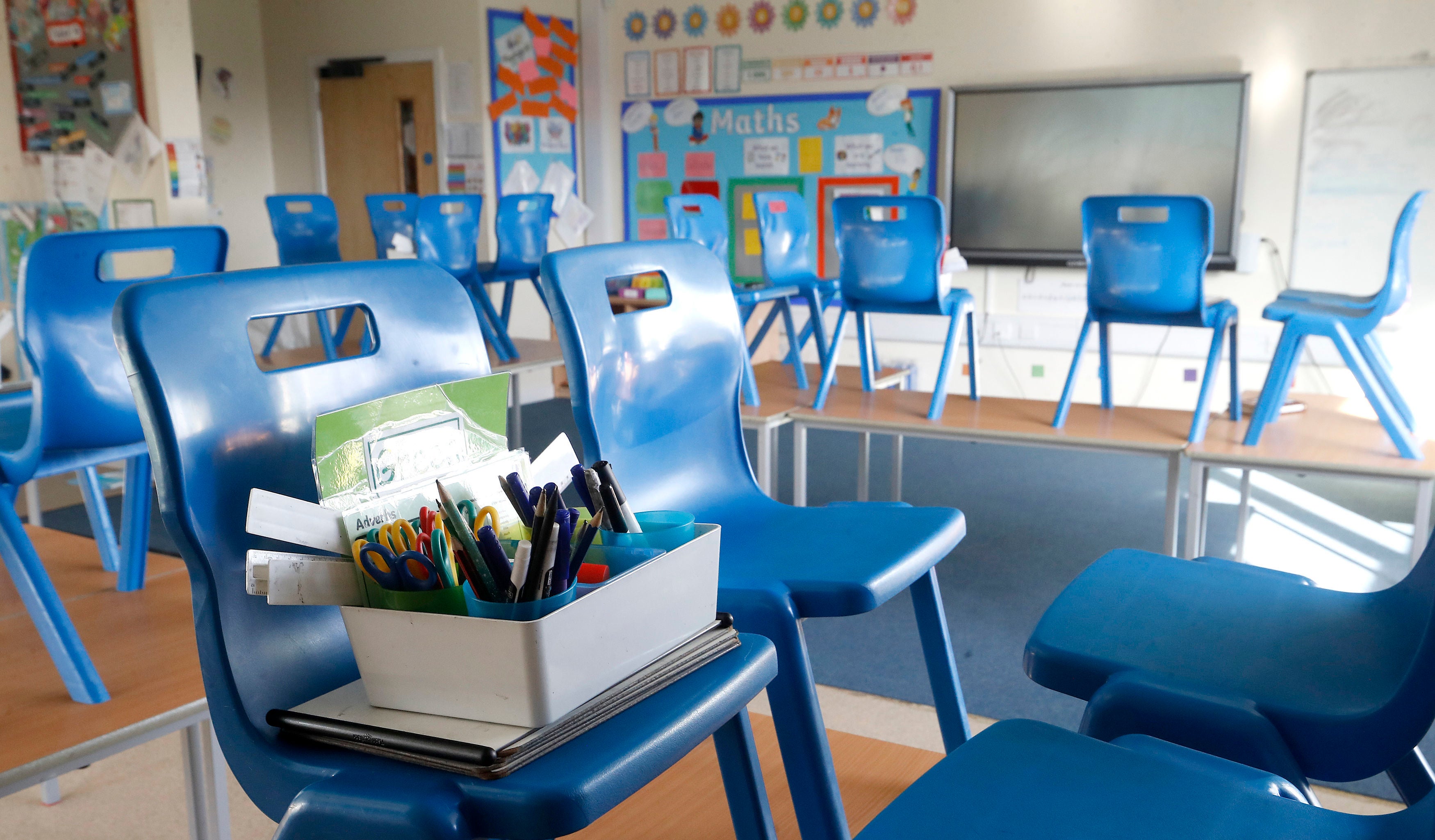 A classroom in a Cheshire school