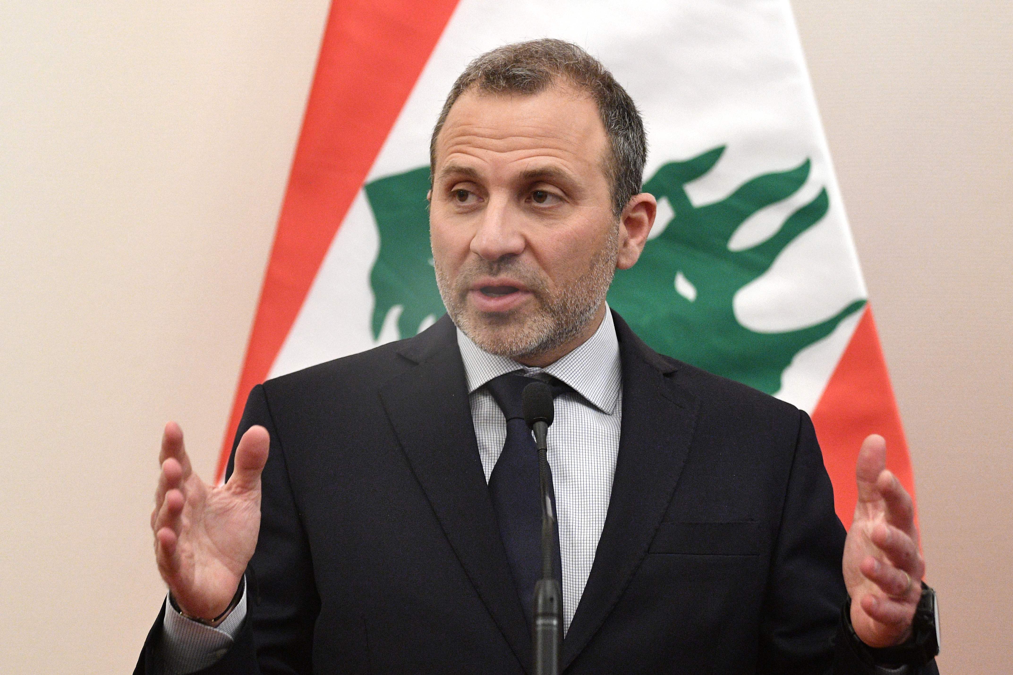 Gebran Bassil (Photo by ATTILA KISBENEDEK/AFP via Getty Images)