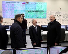 Belarus opens nuclear plant opposed by neighboring Lithuania