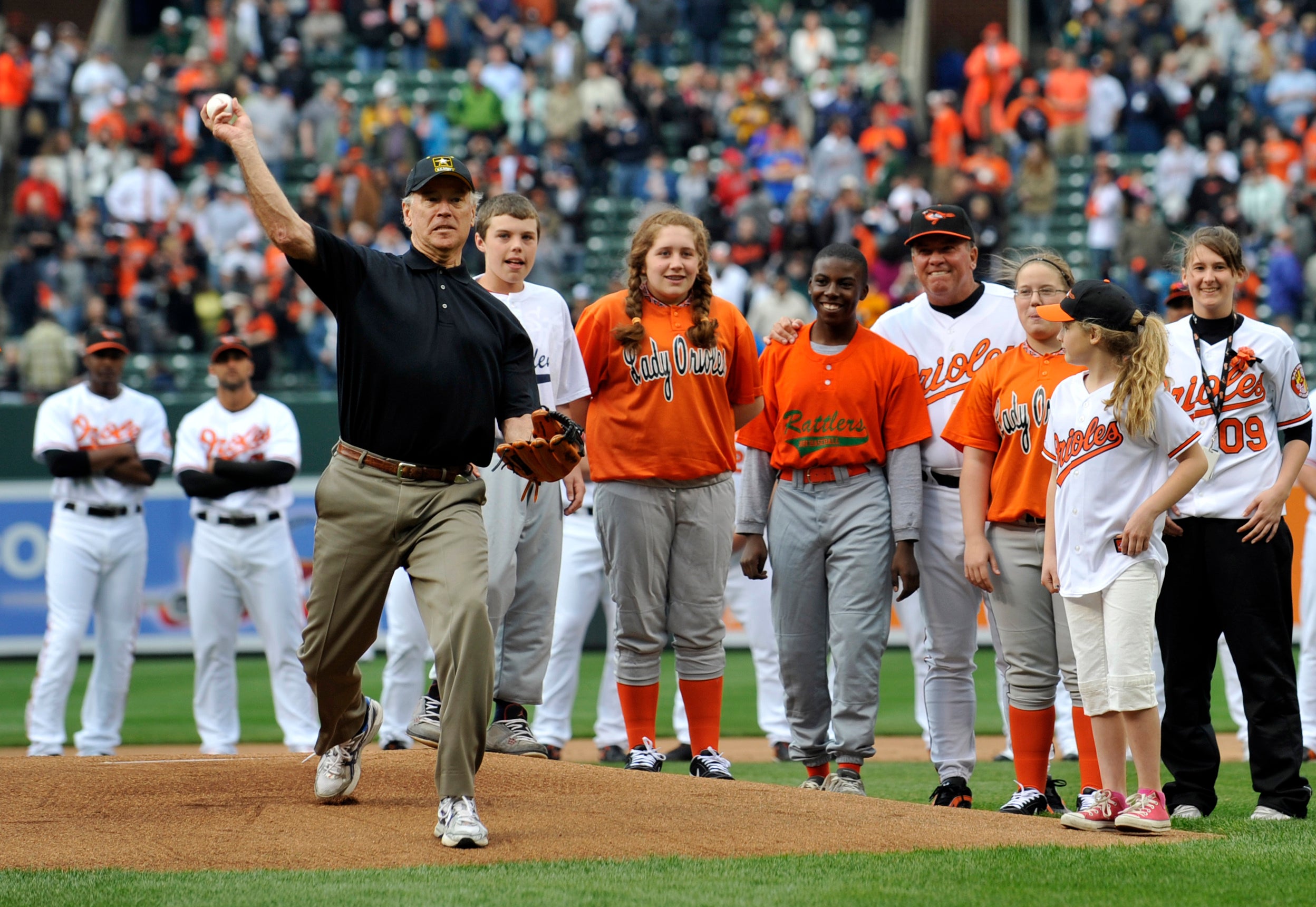 Nationals Biden First Pitch Baseball