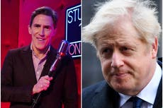 Rob Brydon recalls bizarre encounter with Boris Johnson