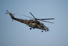 Russian helicopter downed near Armenia-Azerbaijan border, Moscow says