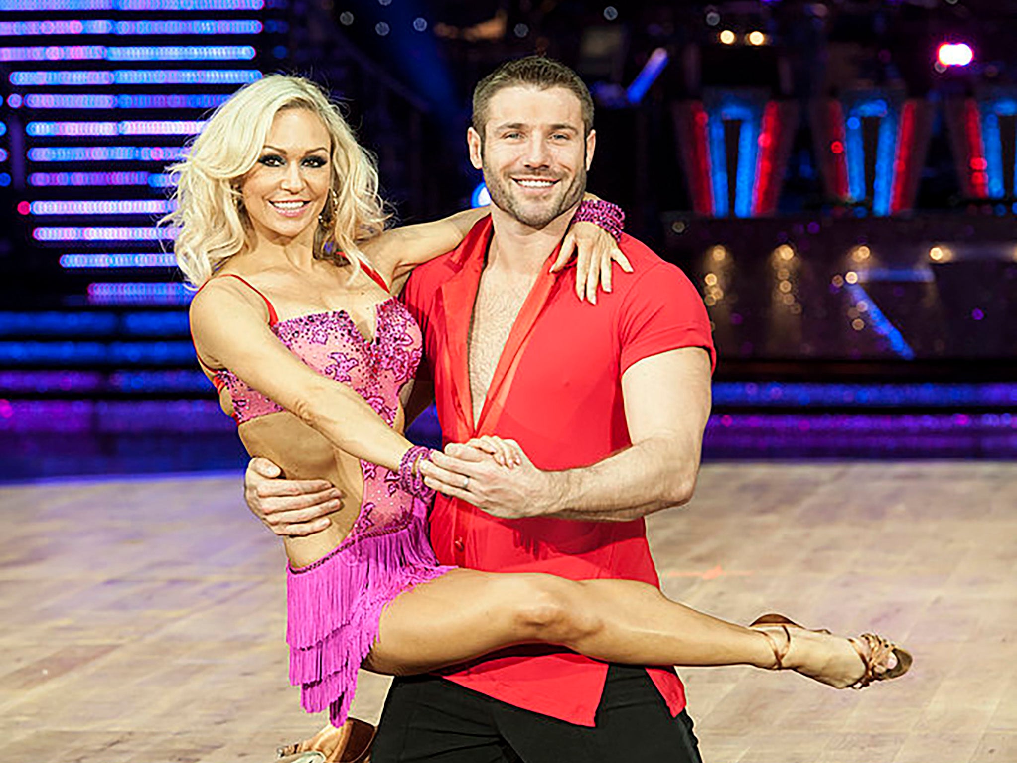 Kristina Rihanoff and Ben Cohen in 2014