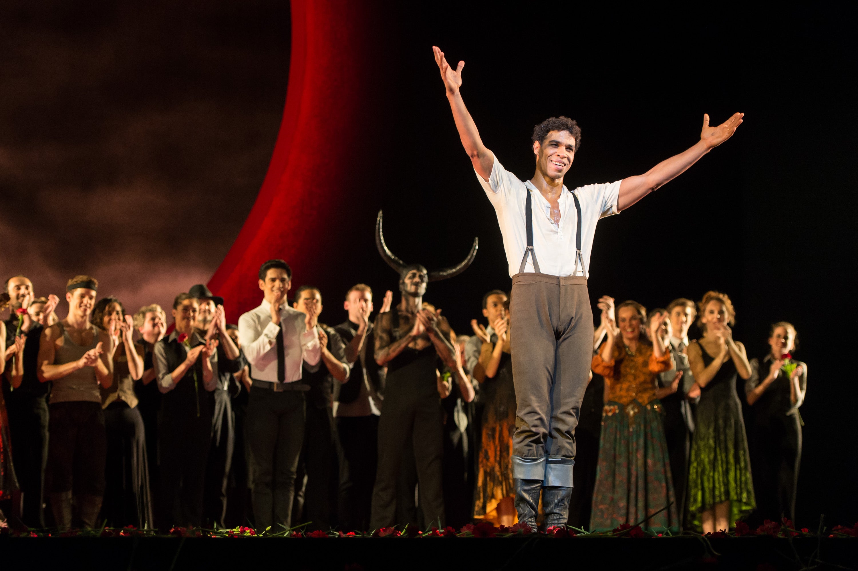 Acosta during his last ever performance with the Royal Ballet, in ‘Carmen’ in 2015, when he received a 20-minute standing ovation at London’s Royal Opera House