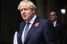 Boris Johnson congratulates Joe Biden on election in first phone call