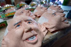 Japanese company busy making Joe Biden rubber masks
