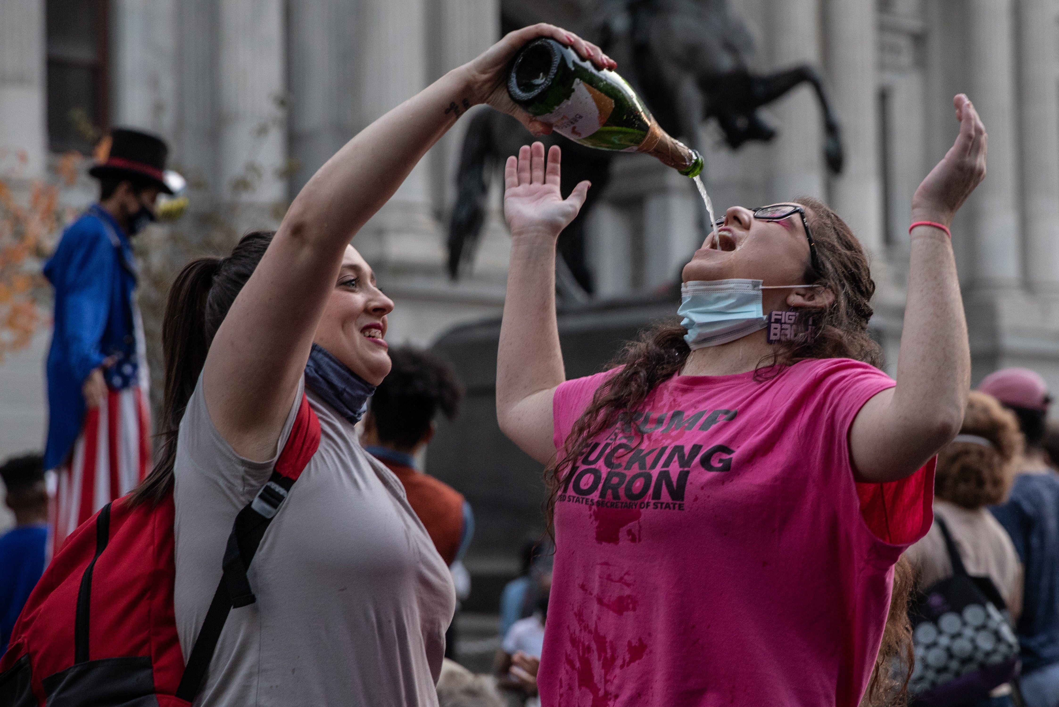 Just let people celebrate for a minute, OK?