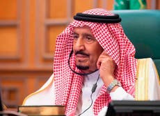 Saudi king points to Iran as top threat in policy speech