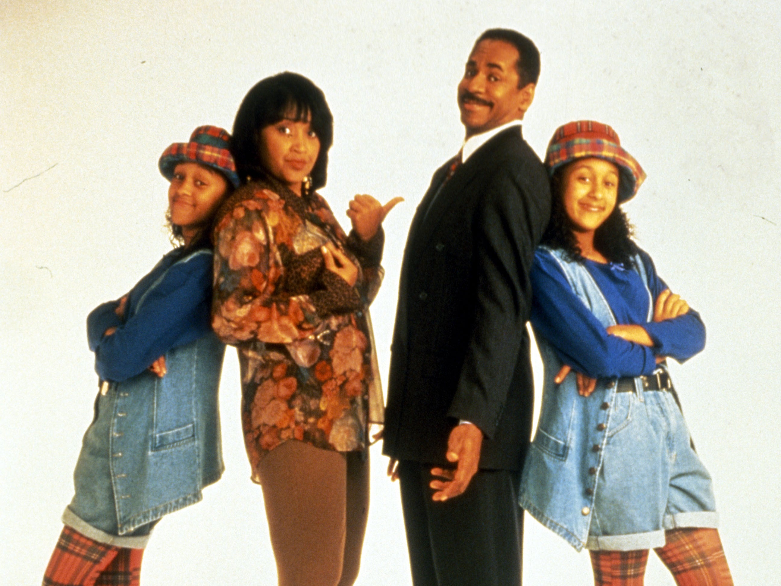 Tia Mowry, Jackee Henry, Tim Reid and Tamera Mowry in ‘Sister, Sister'